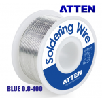 ATTEN Soldering Wire Blue 0.8-100 κόλληση για ηλεκτρικό κολλητήρι και αερίου 0.8mm 100gr Sn63 Pb37 χειροτεχνίες μοντελισμό